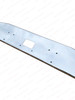 QSC Chrome Steel Repalcement Tapered Bumper w/ Tow Cutouts for Peterbilt 379