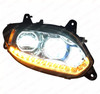 QSC Complete Bumper Assembly LED Fog Light Headlight for International LT LT625