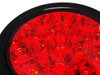 QSC 4" Bright Red 16 LED Round Truck Trailer Brake Stop Turn Tail Lights 2 PCS