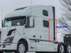QSC Lower Left Behind Cab Cabin Wind Fairing W/ Extension Volvo VNL Truck