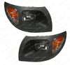 QSC Headlights Assembly Left Right Set for International CXT Trucks
