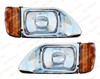QSC Headlights Assembly Left Right Set for International Durastar 9200 9400 5900
