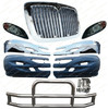 QSC Bumper w/ Chrome Grille Headlights Deer Guard Set for International Prostar QSC Bumper w/ Chrome Grille Headlights Deer Guard Set for International Prostar