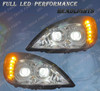 QSC Full LED Performance Headlights Assembly LH RH for Freightliner Columbia
