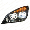 QSC Full LED Performance Black Headlight Fog lights Freightliner Cascadia 2018+