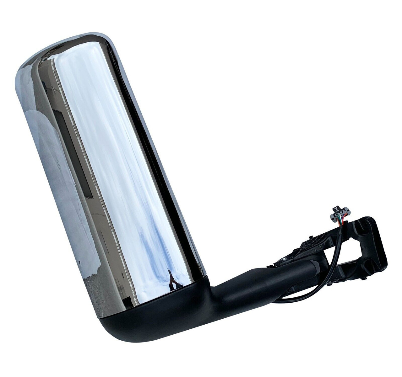 QSC Chrome Door Mirror Right Passenger Side Assembly for International ...
