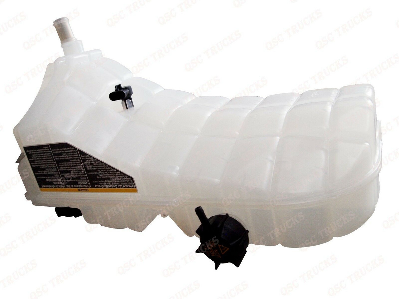QSC Coolant Reservoir Tank w/ Cap & Sensor for Peterbilt Kenworth