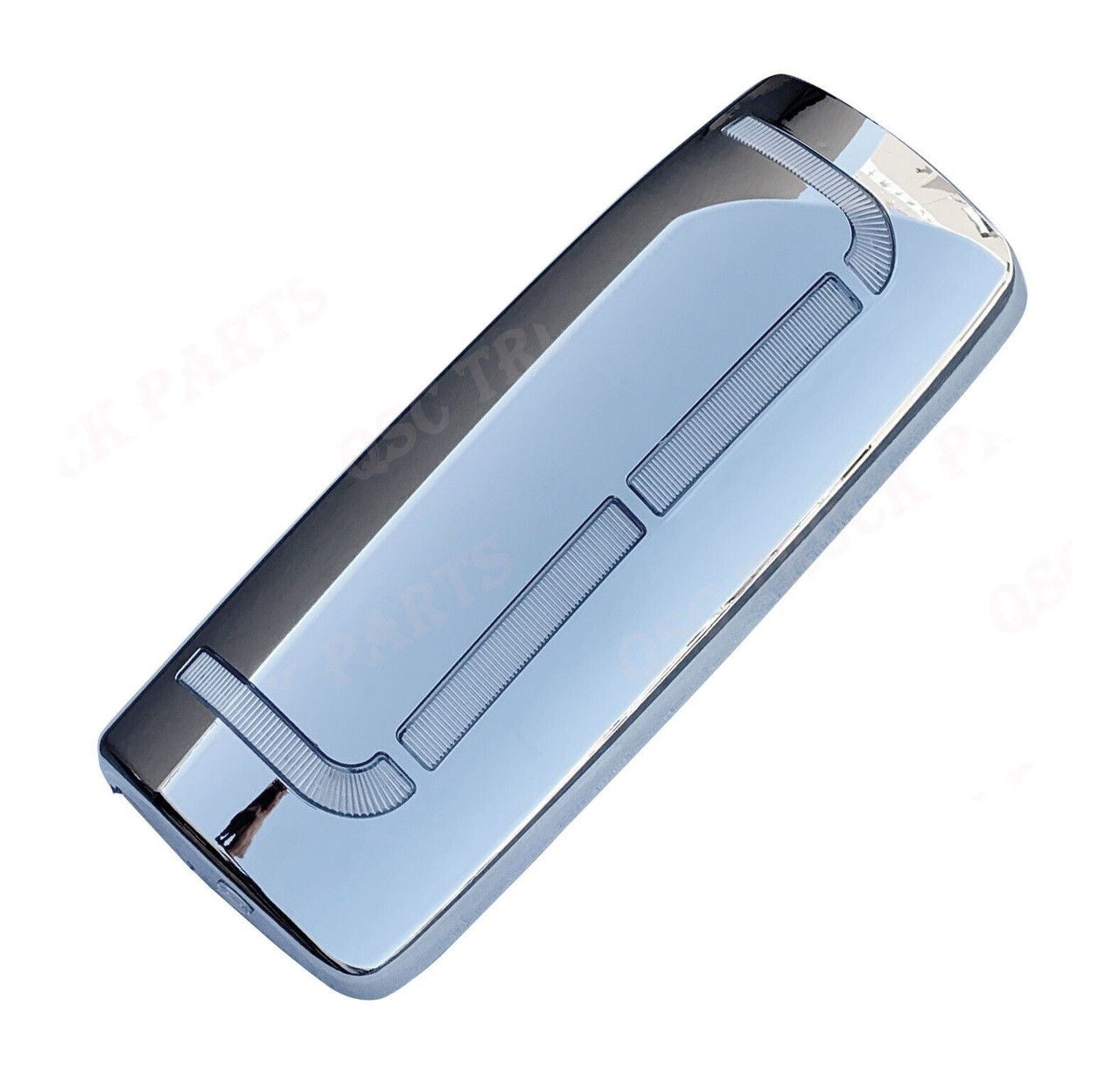 QSC Chrome Door Mirror Covers Hood Mirror Assembly Pair LED Signal  