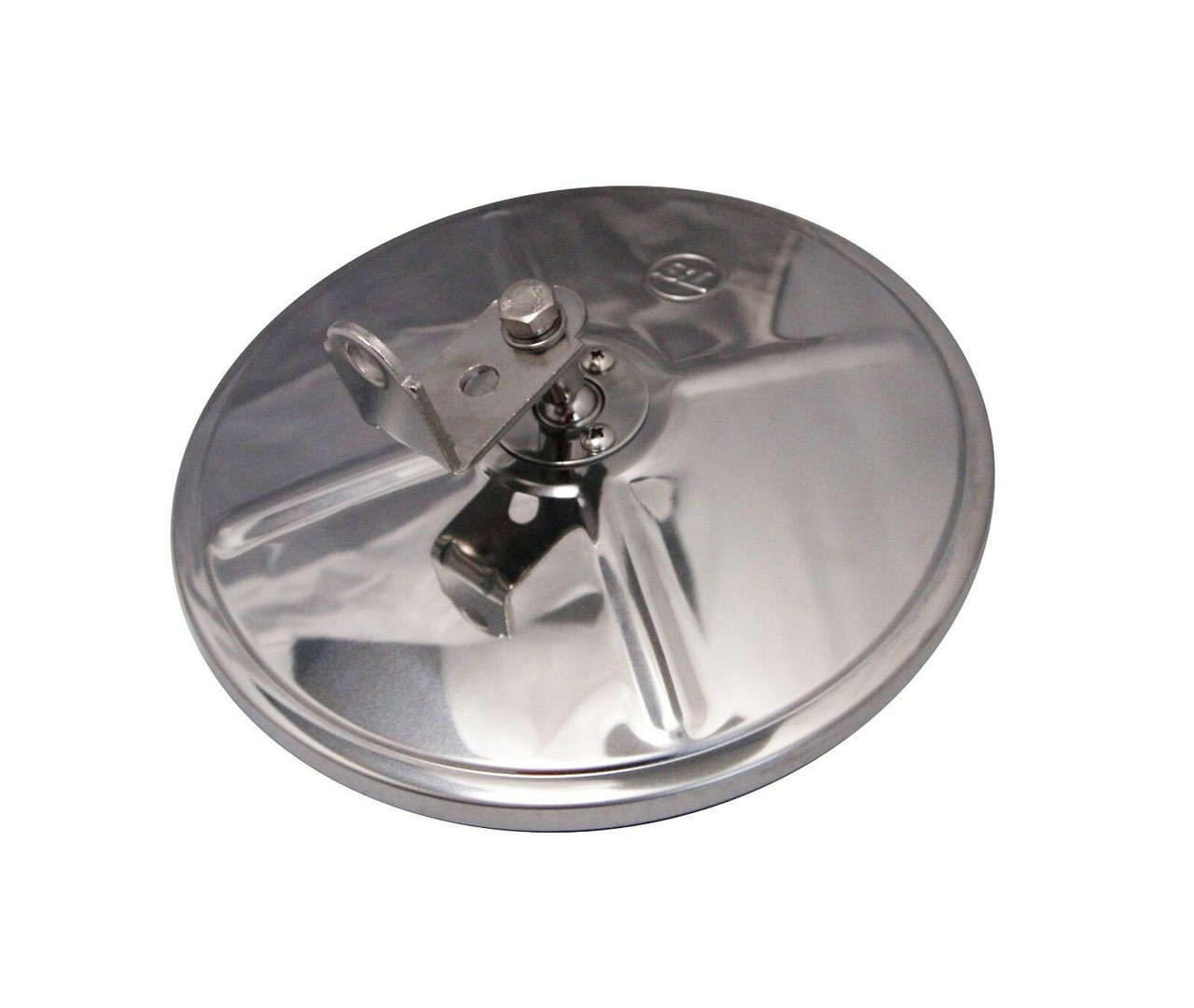 QSC 6" Round Stainless Steel Convex Mirror for Trucks & Semi Trucks 2 PCS