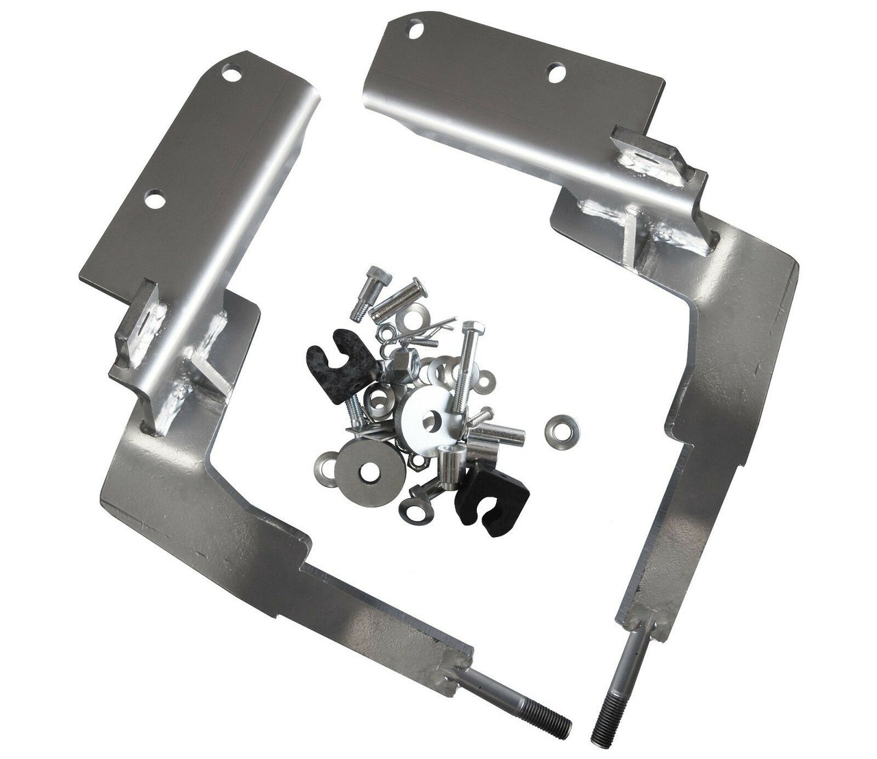 QSC Polished 304 Stainless Steel Deer Bumper Guard w/ Bracket for