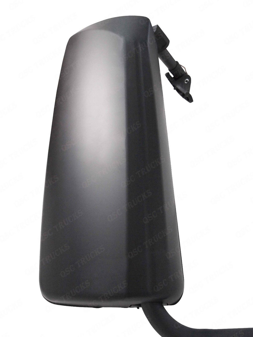 QSC Door Mirror Black Power Heated w/ Arm Passenger RH Assembly  