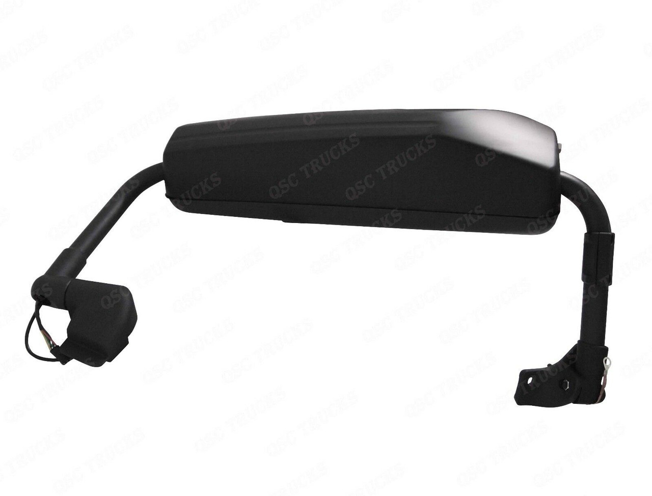 QSC Door Mirror Black Power Heated w/ Arm Driver Passenger LH RH