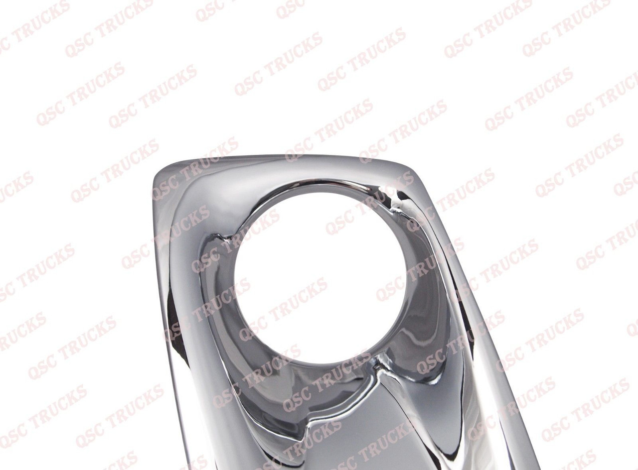 QSC Bumper Auxiliary Light Chrome Bezel Pair Left & Right for