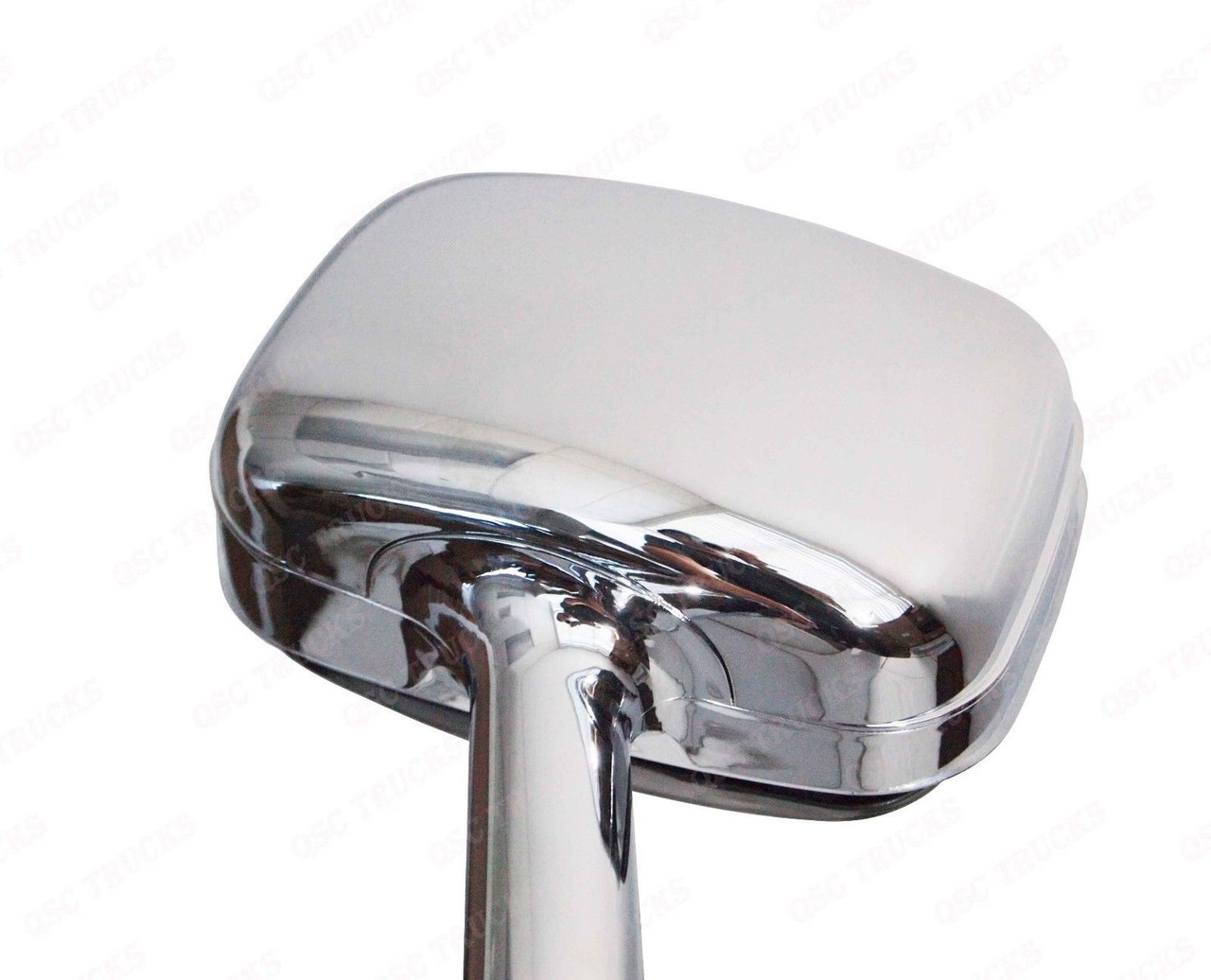 Chrome Truck Hood Mirror Assembly Fit for Freightliner Cascadia 2018 + (RH Chrome Truck Hood Mirror Assembly Fit for Freightliner Cascadia 2018 + (RH