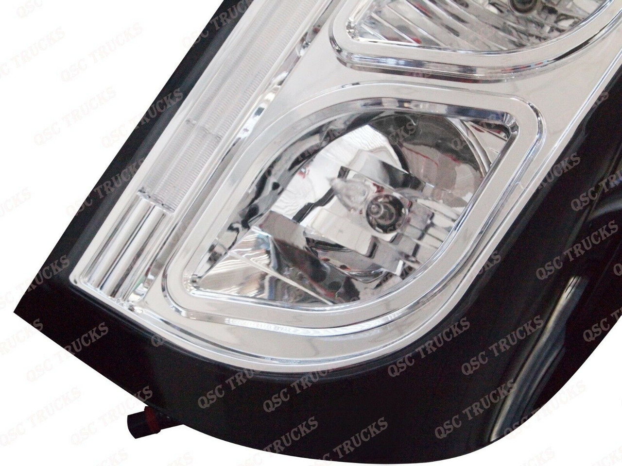 QSC Headlights Assembly Left & Right Pair w/ LED for Freightliner Century