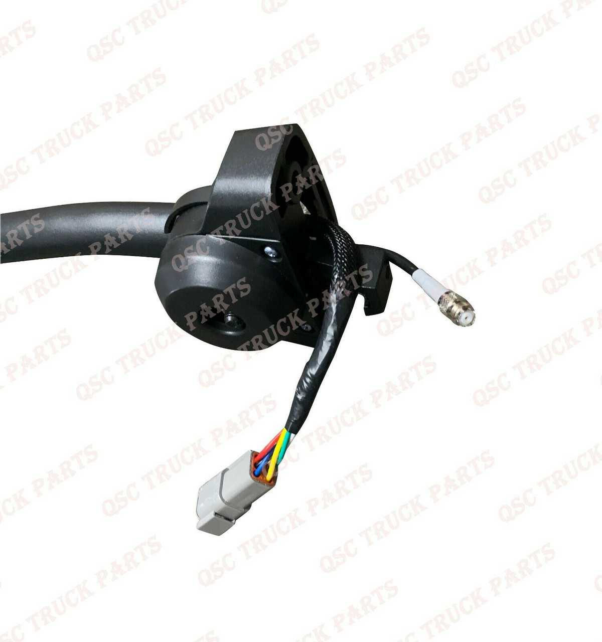 QSC Black Door Mirror Assemblies W/ Arms Left Driver Side for Mack Anthem