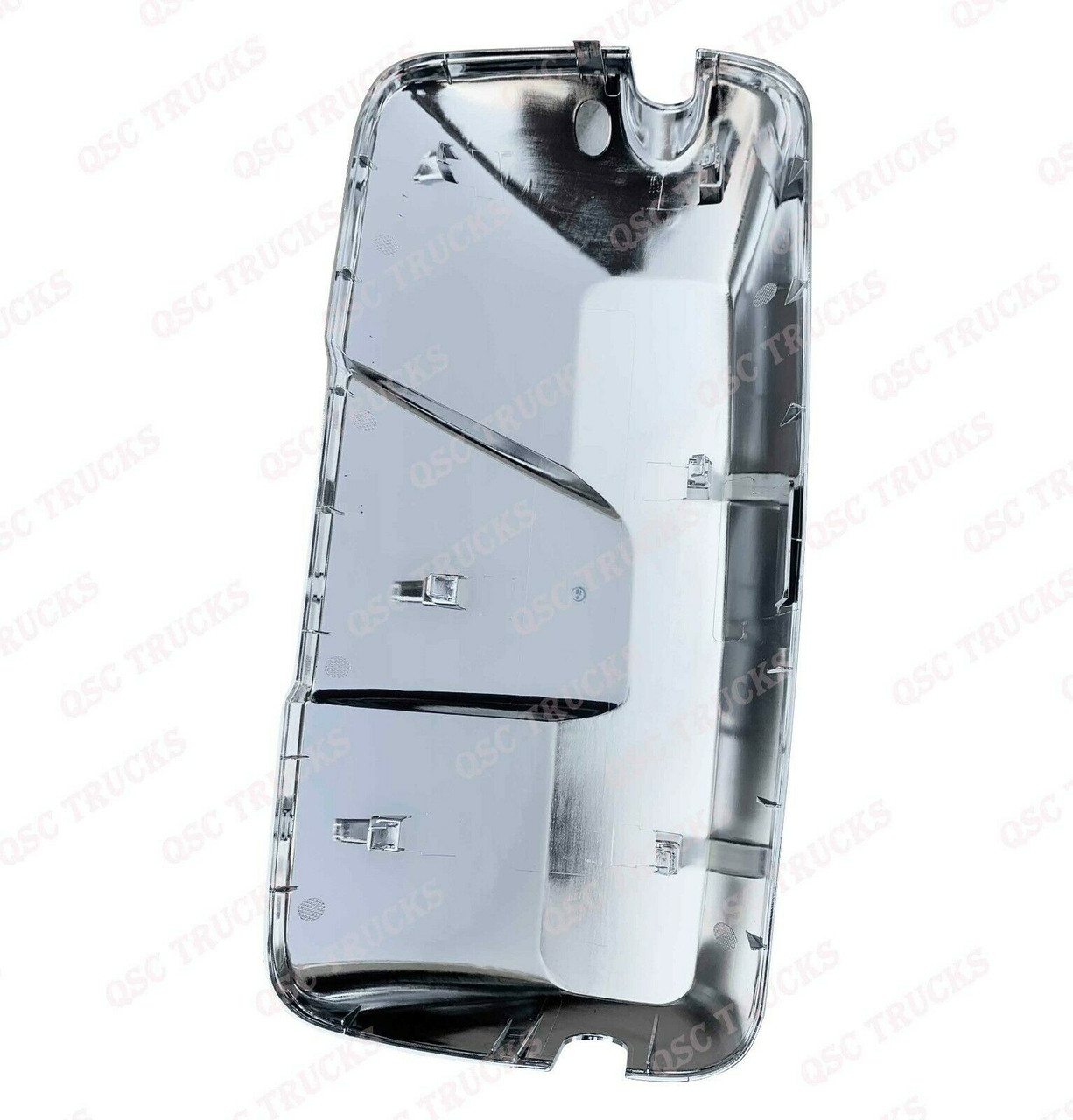 QSC Replacement Chrome Door Mirror Covers Right Left Pair for Mack