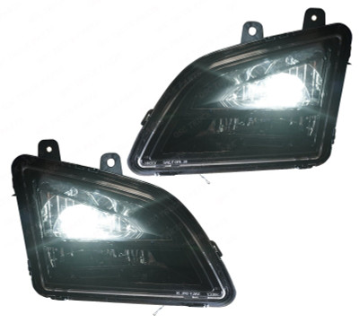 QSC Full LED Replacement Fog Light Lamp LH RH Pair for Volvo VNL 2018+