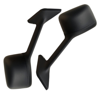 QSC Black Hood Mirror Left Right Side Pair for International LT LT625 Trucks