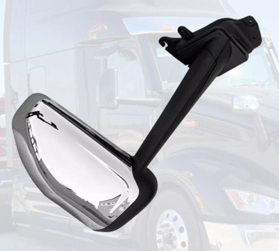 QSC Chrome Door Mirror Assembly Right Side for Peterbilt 579 2022+ Next Gen QSC Chrome Door Mirror Assembly Right Side for Peterbilt 579 2022+ Next Gen