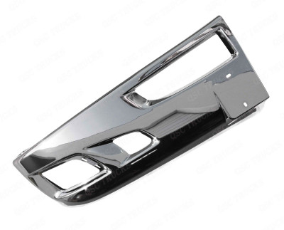 QSC Chrome Bumper Extension Corner Right Passenger Side for Kenworth T660