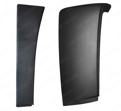 QSC Top Upper Right Behind Cab Cabin Wind Fairing W/ Extension Volvo VNL Truck