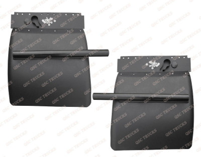 QSC Black Plastic Quarter Fender Set 24" x 24" Set Driver and Passenger Side