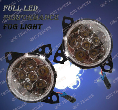 QSC Full LED Fog Lights Lamps Pair LH RH for Kenworth T660 Peterbilt 579 587