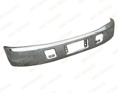 QSC Chrome Steel Replacement Bumper for 2005 & Up Hino 238 258 268 338