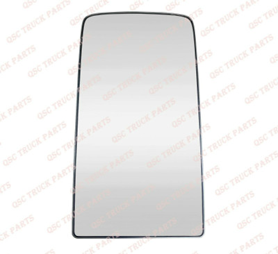 QSC Main Upper Big Convex Door Mirror w/ Power & Heat for Kenworth T680 T880