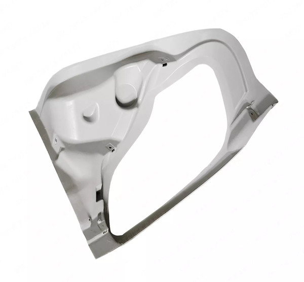 QSC Fiberglass Replacement Inner Hood Headlight Housing for T680 Left Side