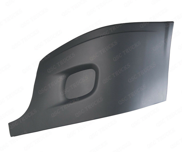 QSC Left Outer Bumper Corner Cover No Fog Lamp Hole for Freightliner Cascadia