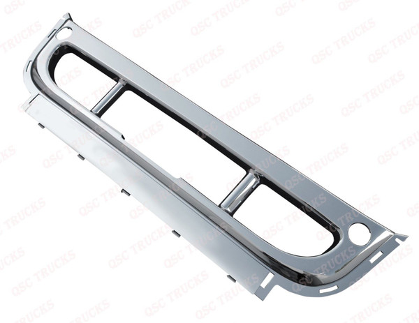 QSC Center Front Bumper Chrome Trim for Freightliner Cascadia