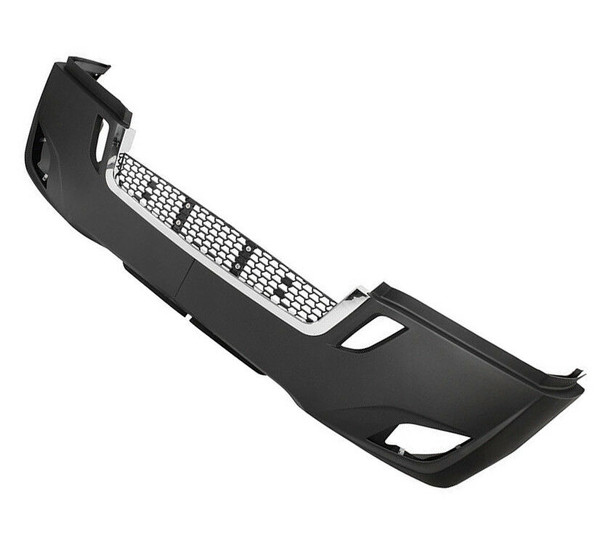 QSC Complete Bumper w/ Chrome Fog Lamp Hole for Freightliner Cascadia 2018+