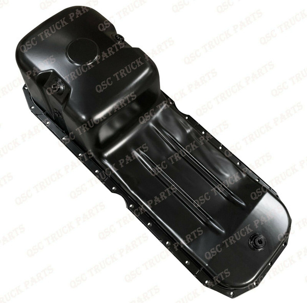 QSC Steel Oil Pan For Cummins ISX Freightliner International Peterbilt Volvo