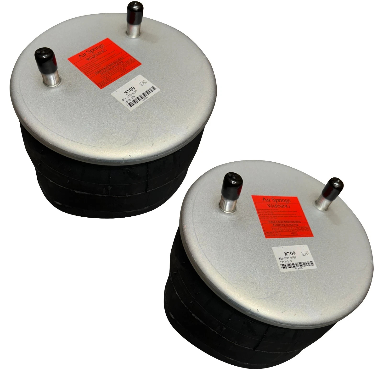 National RD-9600 ジャンク品 131 QSC Air Spring Bags Pair for W01-358-8709 Hendrickson S-20900 S