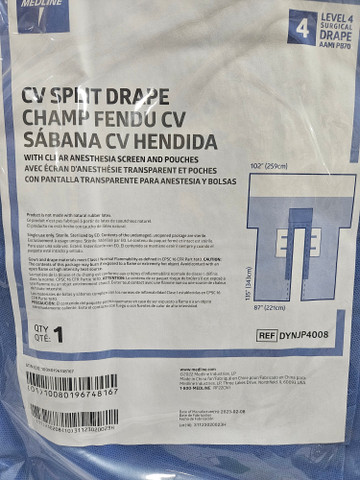 CV Split Drape