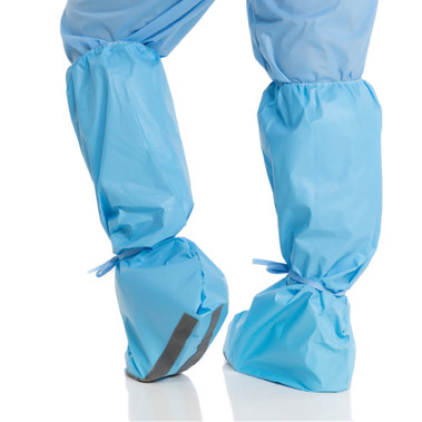 Boot Cover X-Large Knee High Nonskid Sole Blue NonSterile