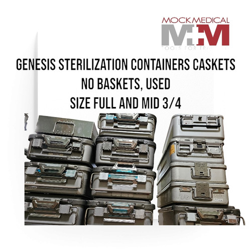 Used Genesis Sterilization Containers