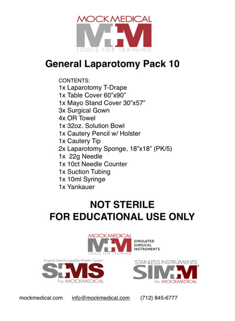 General Laparotomy Pack 10