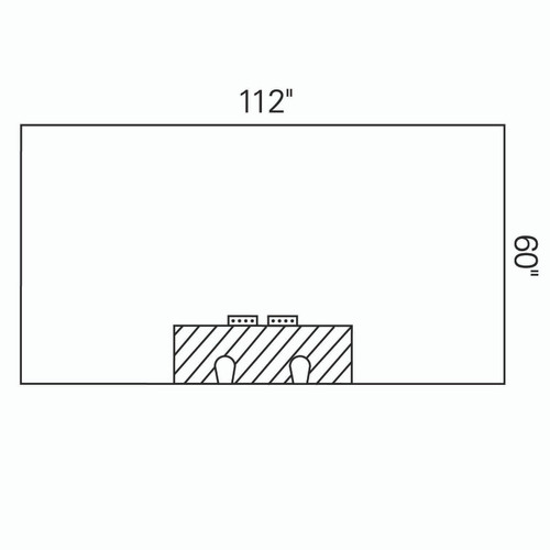 Shoulder Split Drape