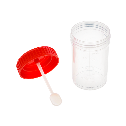 Stool Specimen Container with Spoon