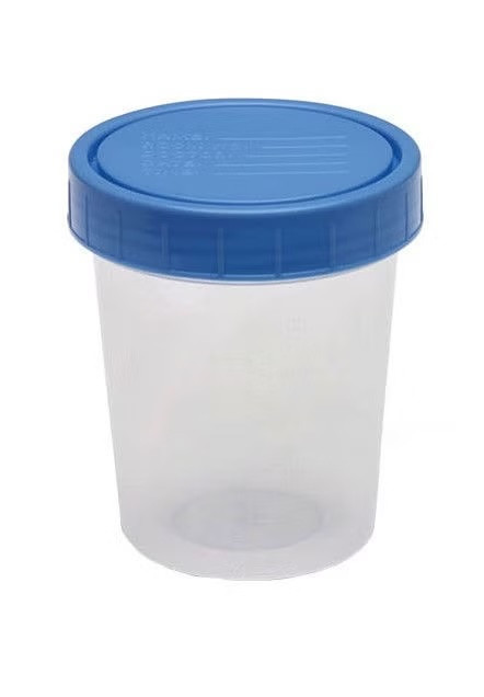 Medicine cup, 2oz w/ lid
