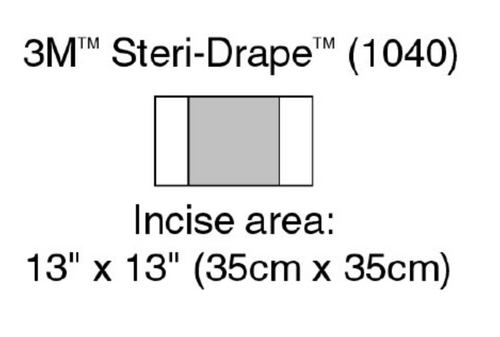 Surgical Drape Medium Incise Drape 13 W X 13 L Inch Sterile