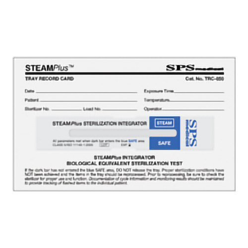 Sterilization Record Card Steam