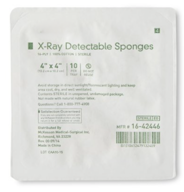 Raytec Gauze Sponge