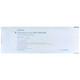 Sterilization Pouch  Ethylene Oxide (EO) Gas / Steam 3-1/2 X 9 Inch Transparent Blue / White Self Seal Paper / Film