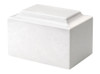 Classic White Cultured Marble Urn