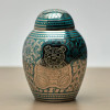 Teddy Bear Blue Urn