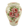 Rose Bouquet Ceramic Urn